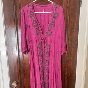 Free People woven Maxi dress